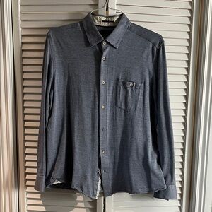 Ted Baker London Charcoal Casual Button Down Shirt